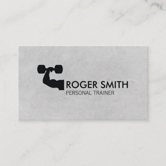 Carte De Visite Personal Trainer simple (Devant)