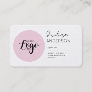 Carte De Visite Personalized Business Cards with Logo & Social