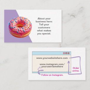 Carte de visite personnalisable pour magasin de be