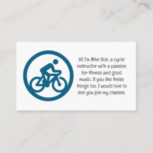 Carte de visite personnalisable pour professeur de