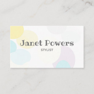 carte de visite personnalisé abstrait art moderne