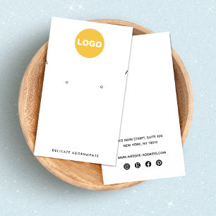 Carte De Visite Personnalisé Ajouter le collier de logo et le port