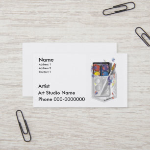 Carte de visite personnalisé Artiste