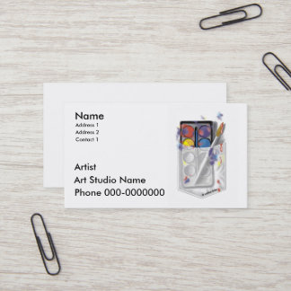 Carte de visite personnalisé Artiste
