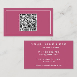 Carte de visite personnalisé avec informations d'a