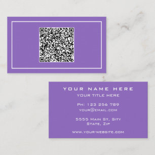 Carte de visite personnalisé avec informations d'a