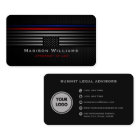 Personnalisé Black Grey L'Amérique Flag Law Office