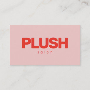 Carte De Visite Personnalisé Bold Pink and Red Modern