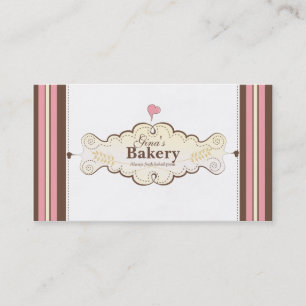 carte de visite personnalisé de boulangerie