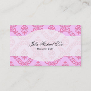 Carte de visite personnalisé élégant pour Damask r