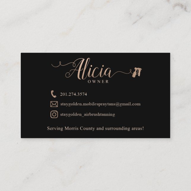 Carte De Visite Personnalisé | Modèle Zazzle non modifiable (Dos)