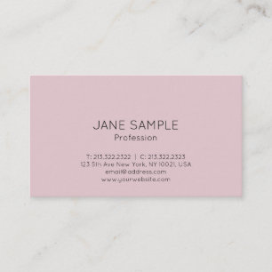 Carte De Visite Personnalisé Moderne Élégant Design simple