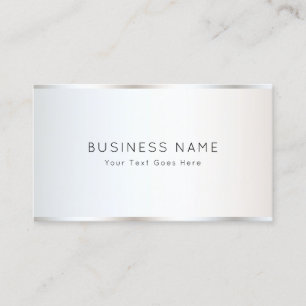 Carte De Visite Personnalisé Moderne Élégant Modèle simple Meilleu