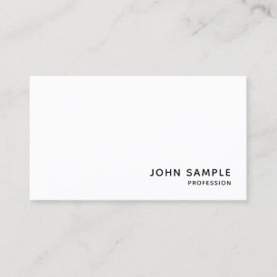 Carte De Visite Personnalisé Moderne Élégant Professionnel Simple