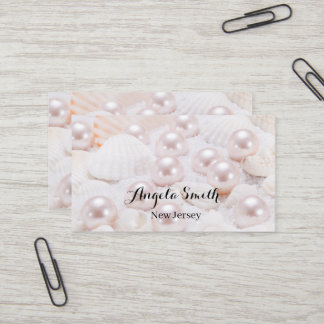 Carte De Visite Personnalisé Pearl Business Moderne Personnalisé M