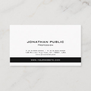 Carte De Visite Personnalisé Professionnel Moderne Élégant Simple