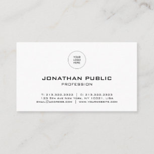 Carte De Visite Personnalisé Professionnel Moderne Modèle élégant