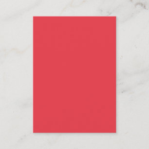Carte de visite personnalisé rouge tomate