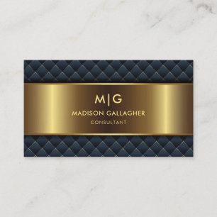 Carte De Visite Personnalisé Turquoise Vert Vert Et Or Professionn