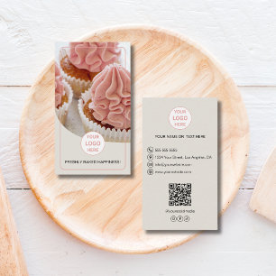 Carte de visite personnalisée pour boulangerie ave