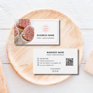 Carte de visite personnalisée pour boulangerie ave