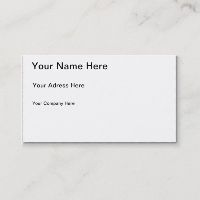 CARTE DE VISITE PERSONNALISER DE CLIC IL - AJOUTEZ VOTRE PHOTO ICI (Devant)