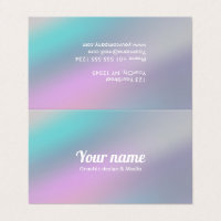 Personnaliser en pastel d'arc-en-ciel olographe