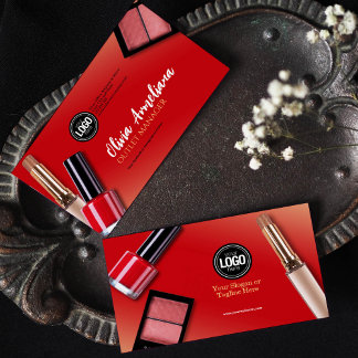 Carte De Visite Personnaliser l'entreprise | Société de maquillage