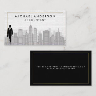 Carte De Visite Personne d'affaires Ville