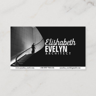 Carte De Visite Personne Marchant Sur Les Escaliers En Niveaux De 