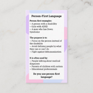 Carte De Visite Personne première identité première comparaison