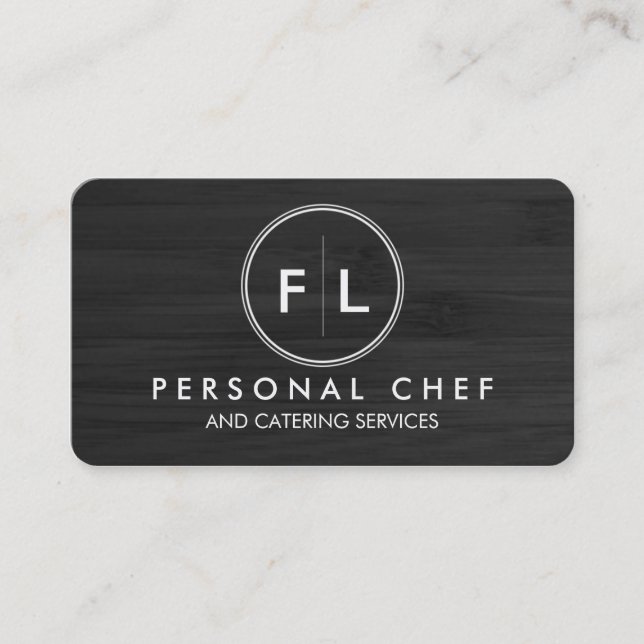 Carte de visite personnel de chef/restauration de (Devant)