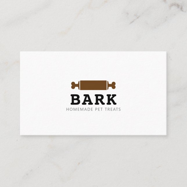 Carte De Visite Pet dog boulangerie maison de pâtisserie pour chie (Devant)
