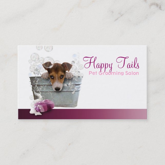Carte De Visite Pet Grooming Salon Business card (Devant)