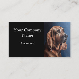 Carte De Visite pet portrait painting card
