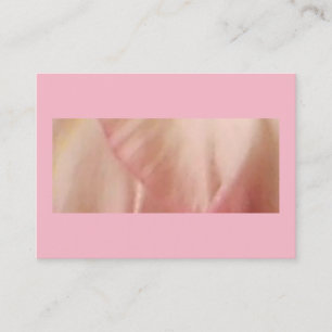 Carte De Visite Pétale Fleur Rose Puissante