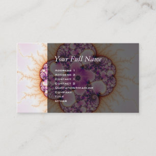 Carte De Visite Petallic - art de fractale