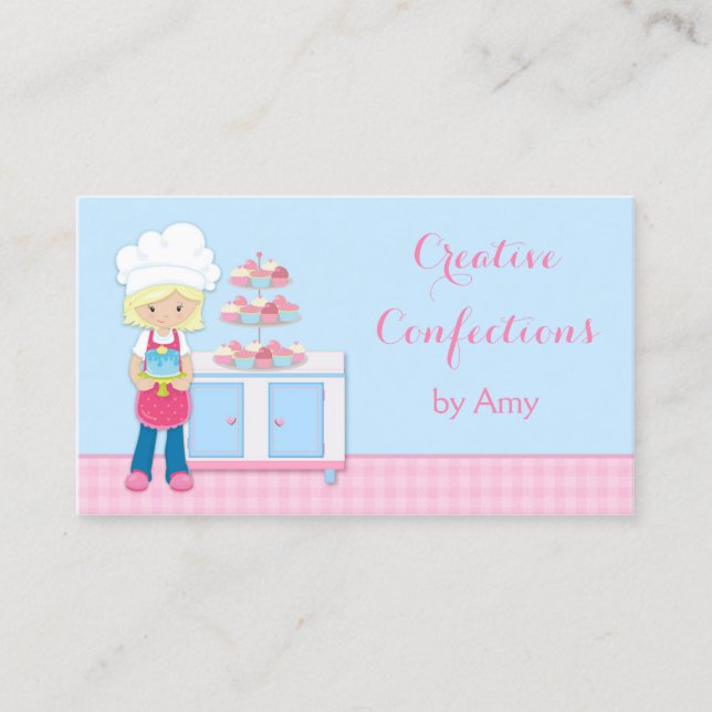 Carte De Visite Petit Baker, boulangerie (Devant)