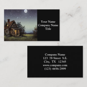 Carte De Visite Petit Cottage Au Lune