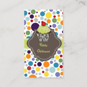 Carte De Visite Petit gâteau de remous de keylime de