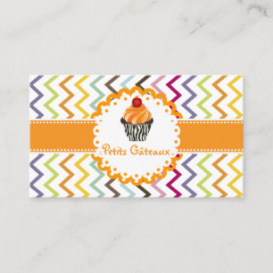 Carte De Visite Petit gâteau de remous de mandarine de