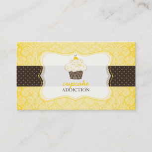 Carte De Visite Petit gâteau/pâtisserie de zeste de citron de