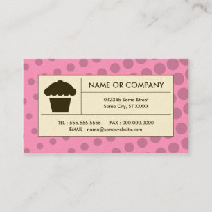 Carte De Visite petit gâteau tramé