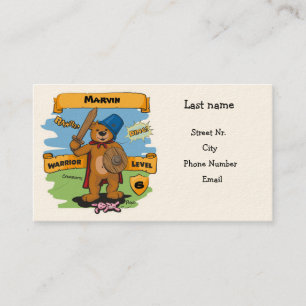 Carte De Visite Petit guerrier