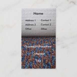 Carte De Visite Petit pain de tapis