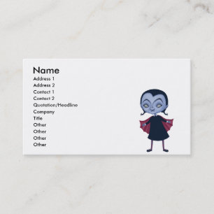 Carte De Visite petite fille vampire