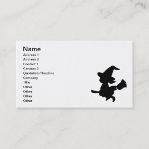 Carte De Visite Petite sorcière mignonne