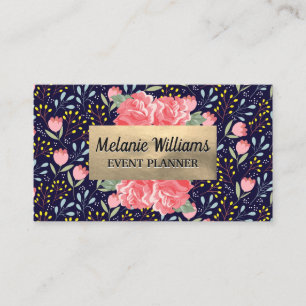 Carte De Visite Petites Fleurs mignonnes