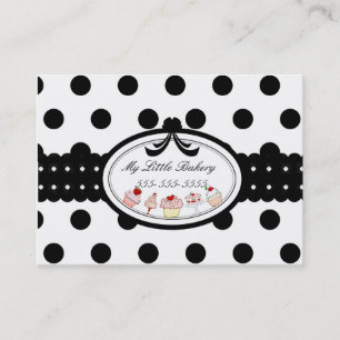Carte De Visite Petits gâteaux de Polkadot
