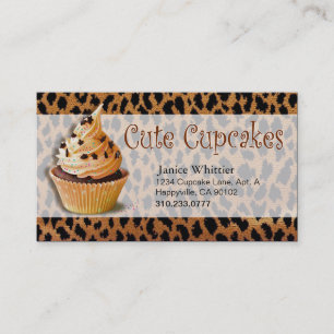 Carte De Visite Petits gâteaux mignons : Pâtisseries de fantaisi
